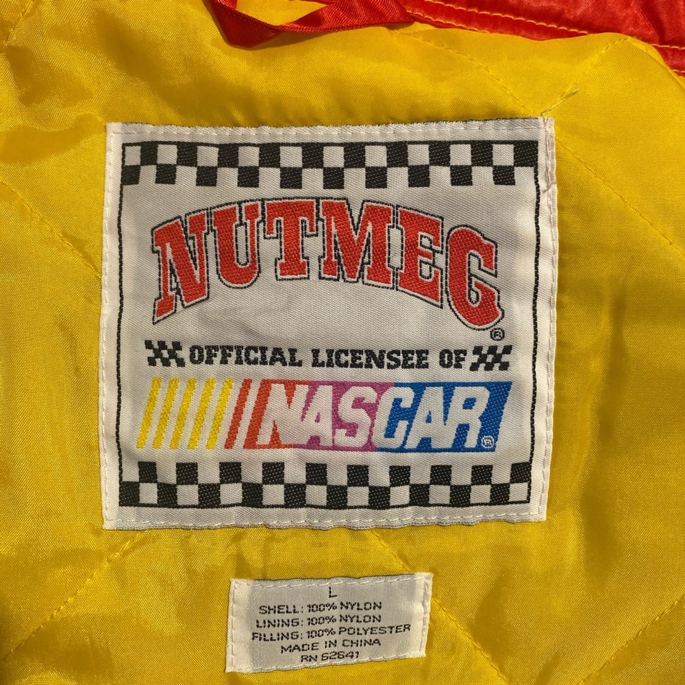 Nascar Blue and Yellow Bomber Jacket - Picture 8 of 8